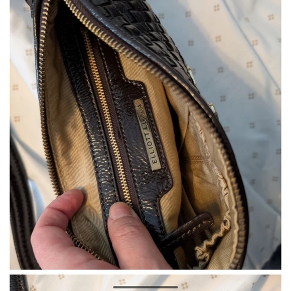 Elliott Lucca Brown Woven Bag - Picture 4 of 5